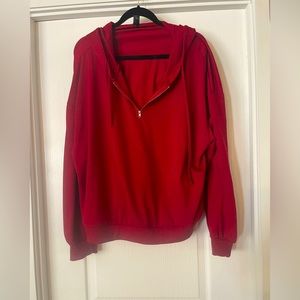 SHEIN drop shoulder hooded sweatshirt